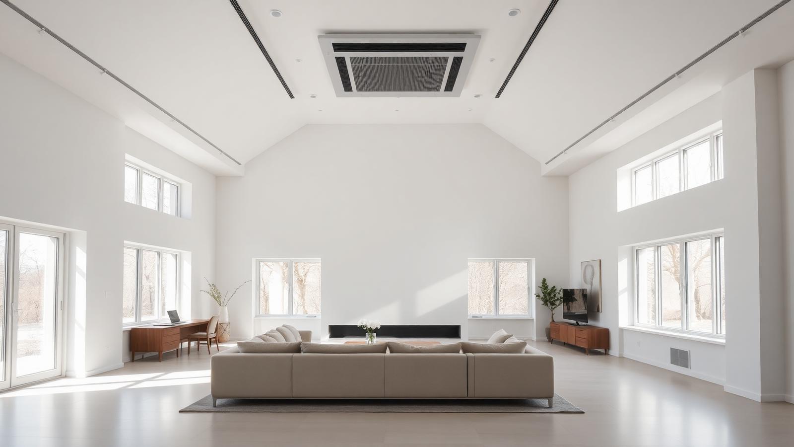 Interior moderno com climatização